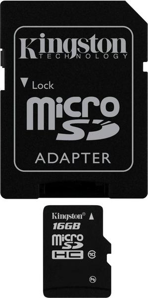 Kingston microSDHC 16GB Class 10 (SDC10/16GB)