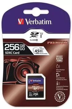 Verbatim SDXC Premium UHS-I U1 256GB (44026)