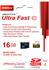 eMemoryCards 16GB Ultra-schnell-Klasse 10 Micro SD SDHC Speicherkarte für Sony Cybershot DSCWX60 Kamera
