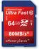 eMemoryCards 64GB/64GIG Ultra Fast 80MB/s Class 10 SDXC Memory Card For Canon PowerShot SX220 HS Camera