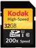 Lexar KSD32GHBEU200 Kodak High-Speed SDHC 32GB Speicherkarte (200x, 30Mbps)