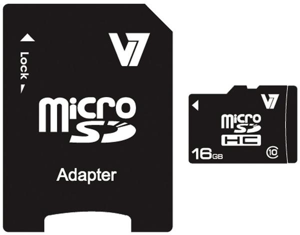 V7 microSD 16GB Class 4 (VAMSDH16GCL4R-2E)