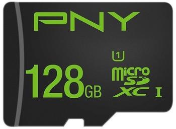 PNY microSDXC High Performance 128GB Class 10 80MB/s UHS-I + SD-Adapter