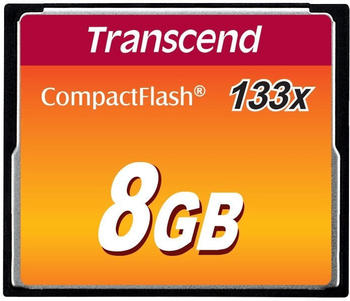 Transcend Standard Compact Flash 133x 8GB (TS8GCF133)