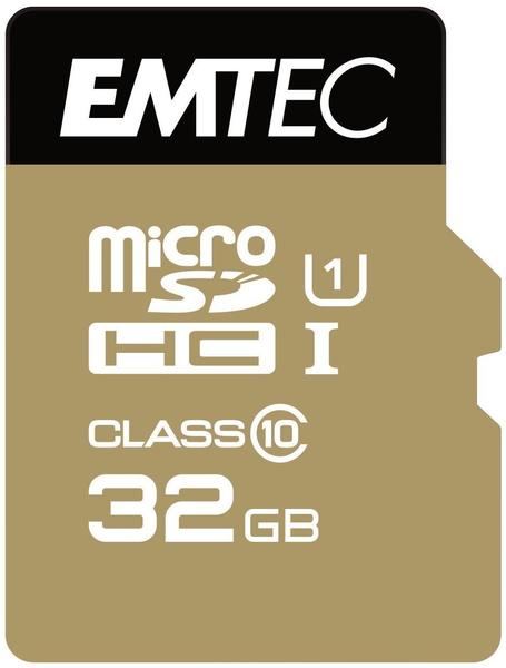Emtec microSDHC 32GB Class10 Gold+ (ECMSDM32GHC10GP)