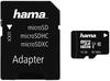 Hama 00124138, Hama microSDHC 16GB Class 10 UHS-I 80MB/s + Adapter/Mobile