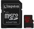 Kingston microSDXC SDCA3 128GB UHS-I U3 + SD-Adapter