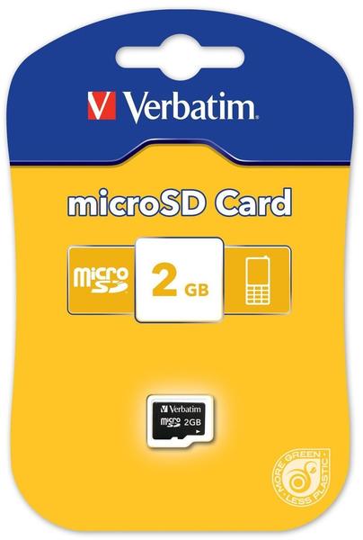 Verbatim Micro-SD Secure Digital 2048 MB