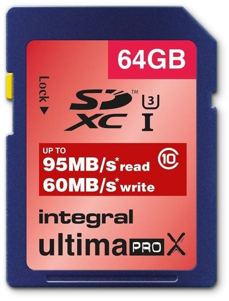 Integral UltimaPro X SDXC 95/60MB UHS-I U3 - 64GB