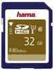 Hama 00124135, Hama SDHC, Class 10, UHS-I, U1, V10, 80MB/s 32 GB