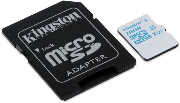 Kingston microSDHC 16GB Action Camera UHS-I U3 (SDCAC/16GB)