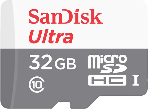 SanDisk Ultra microSDHC Class 10 UHS-I 32 GB + Adapter (SDSQUNB-032G)
