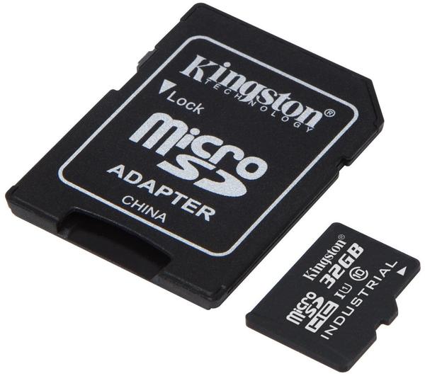 Kingston microSDHC Industrial Temperature 32GB Class 10 UHS-I + SD-Adapter