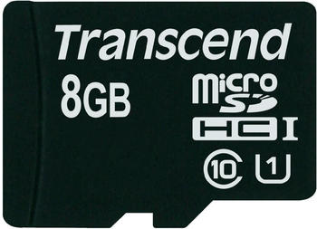 Transcend microSDHC 8GB Class 10 UHS-I (TS8GUSDCU1)