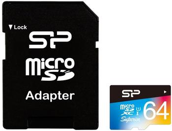 Silicon Power Superior Colorful microSDXC 64GB