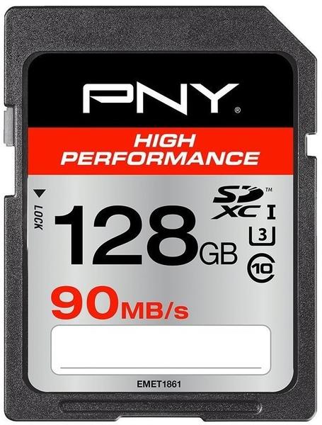 PNY SDXC High Performance Class 10 UHS-I U3 128GB (SD128HIGPER90-EF)