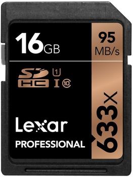 Lexar SDHC Professional 16GB Class 10 UHS-I 633x (LSD16GCB1EU633)