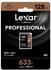 Lexar SDXC Professional 128GB Class 10 UHS-I 633x (LSD128GCB1EU633)