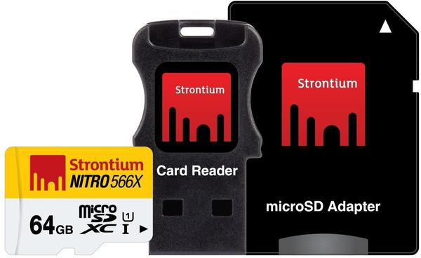 Strontium Nitro microSDXC 566X 64GB (SRN64GTFU1C)