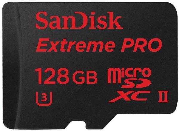 SanDisk microSDXC Extreme PRO 128GB UHS-II U3