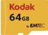 microSDXC 64GB (EKMSDM64GXC10K): Kodak microSD UHS-I U1