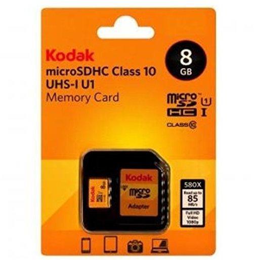 Kodak microSDHC UHS-I U1 8GB (EKMSDM8GHC10K)