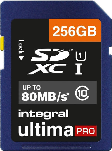 Integral UltimaPro SDXC 80MB Class 10 UHS-I U1 - 256GB