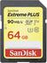 SanDisk Extreme PLUS SDXC UHS-I U3 V30 64GB (SDSDXWF-064G)