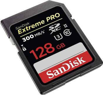 SanDisk SDXC Extreme Pro 128GB Class 10 UHS-II U3