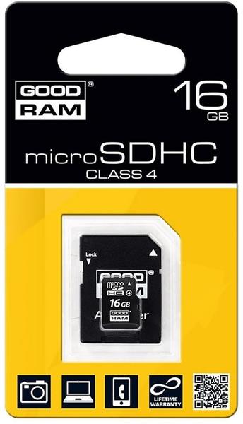 GoodRAM microSDHC Class 4 - 16GB (M40A-0160R11)