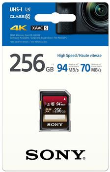 Sony Sony SDXC Class 10 UHS-I U3 256GB (SFG2UX2)