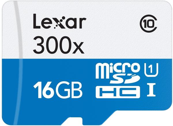 Lexar High-Performance 300x microSDHC 16GB UHS-I (LSDMI16GBBEU300)