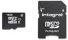 Integral Smartphone and Tablet microSDHC Class 10 UHS-I U1 - 16GB (INMSDH16G10-90SPTAB)