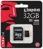 Kingston microSDXC SDCA3 32GB UHS-I U3 + SD-Adapter