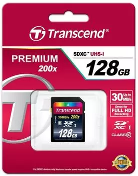 Transcend Premium SDXC 128GB Class 10 (TS128GSDXC10) – Hervorragende Leistung und Geschwindigkeit