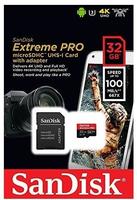Sandisk Speicherkarte "Extreme PRO microSDHC&trade; UHS-I 32 GB" (32 GB UHS Class 3 100