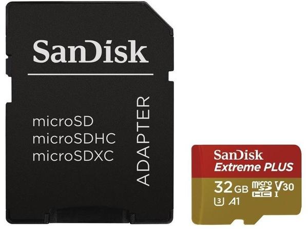 SanDisk Extreme Plus A1 microSDHC - 32GB (SDSQXBG-032G)