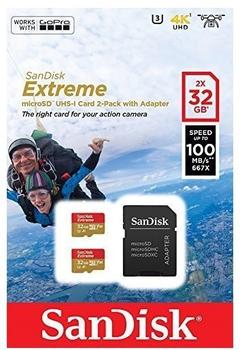 SanDisk microSDHC ActionSC 32GB 2x Extr.100MB SDSQXAF-032G-GN6AT