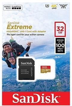 SanDisk Extreme A1 microSDHC - 32GB (SDSQXAF-032G)