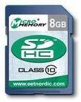 MicroMemory SDHC 8GB Class 10 (MMSDHC10/8GB)
