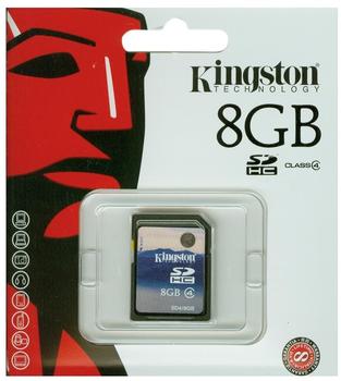 Kingston SDHC 8GB Class 4 (SD4/8GB)