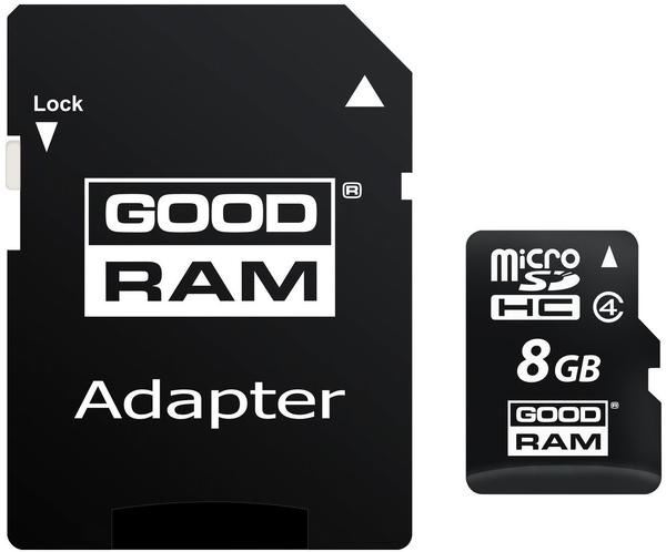 GoodRAM microSDHC Class 4 - 8GB (M40A-0080R11)