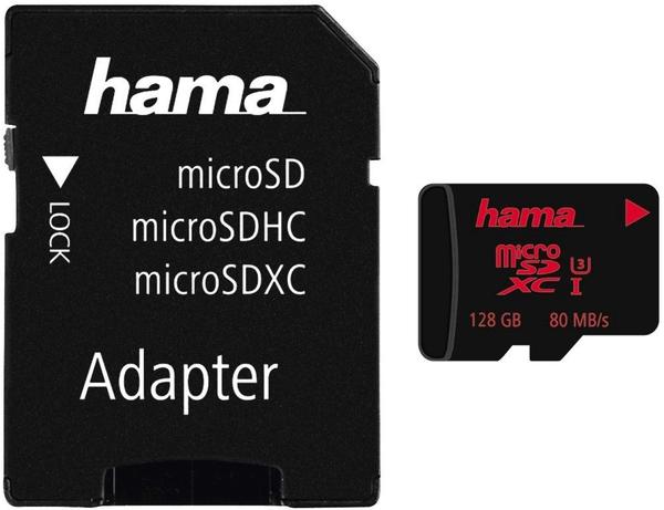 Hama microSDXC 128GB UHS Speed Class 3 UHS-I (00181000)