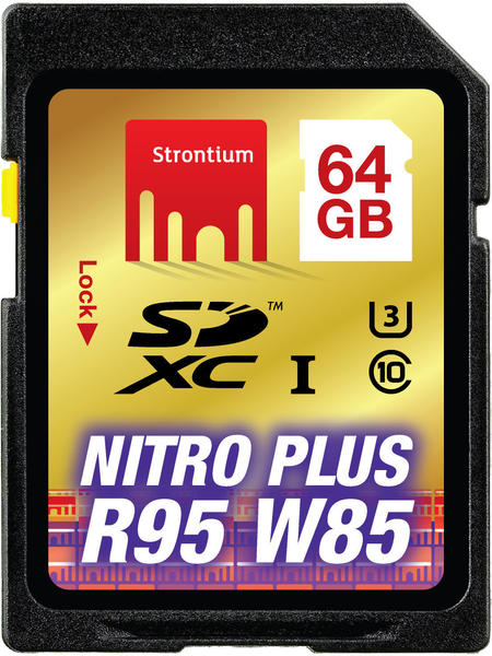 Strontium NITRO PLUS UHS-I U3 SDXC 64GB