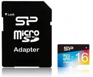Silicon Power Superior Pro Colorful microSDHC 16GB