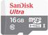 SanDisk microSDHC Ultra 16GB Class 10 80MB/s UHS-I + SD-Adapter (SDSQUNS-016G-GN3MA)