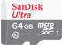 SanDisk microSDXC Ultra 64GB Class 10 80MB/s UHS-I + SD-Adapter (SDSQUNS-064G-GN6TA)