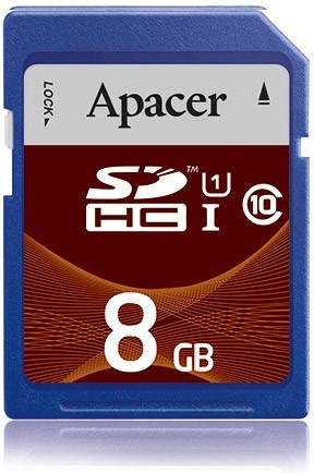 Apacer SDHC UHS-I U1 Class 10 - 8GB (AP8GSDHC10U1-R)