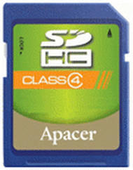 Apacer AP16GDSHC4-R 16GB Secure Digital Card 16 GB, Speicherkarte