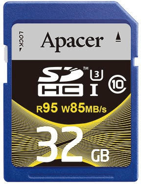 Apacer SDHC UHS-I U3 Class 10 - 32GB (AP32GSDHC10U4-R)
